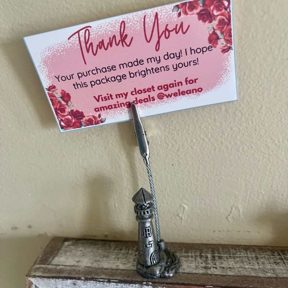Silver Coastal Theme Photo Holders - Picture 3 of 5